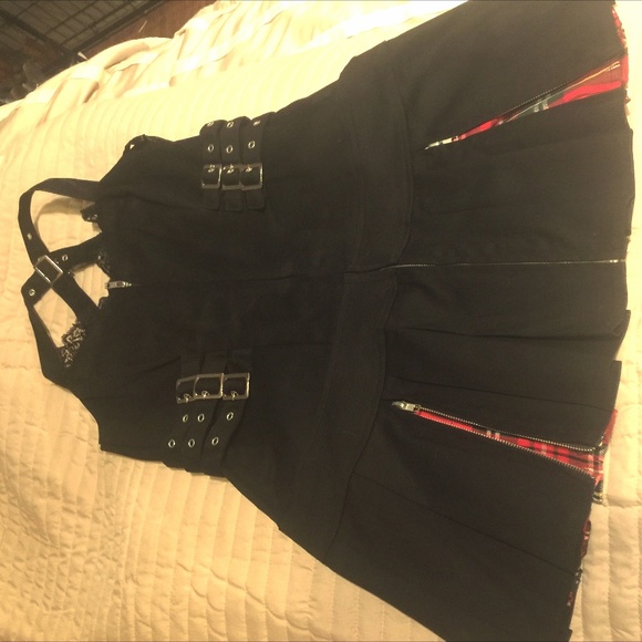 Hell Bunny Dresses & Skirts - Hell Bunny Black and Plaid Dress Never Worn
